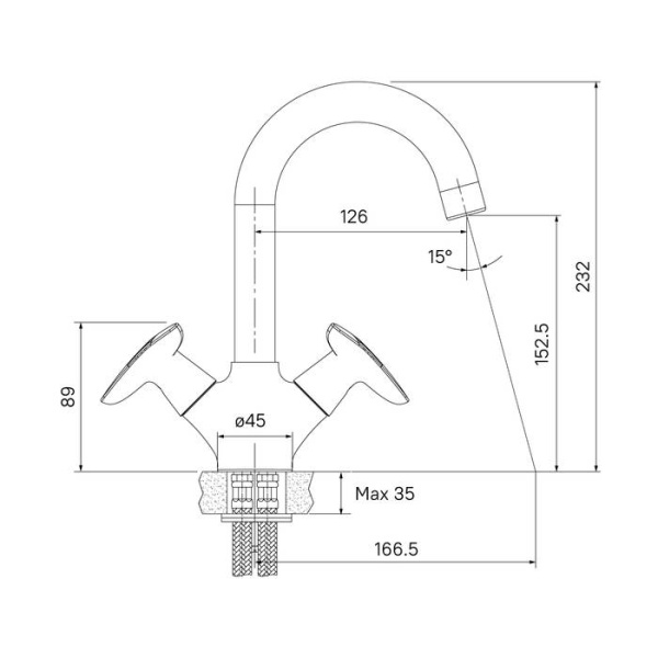 Смеситель для раковины IDDIS Copter (COPSB00i01)